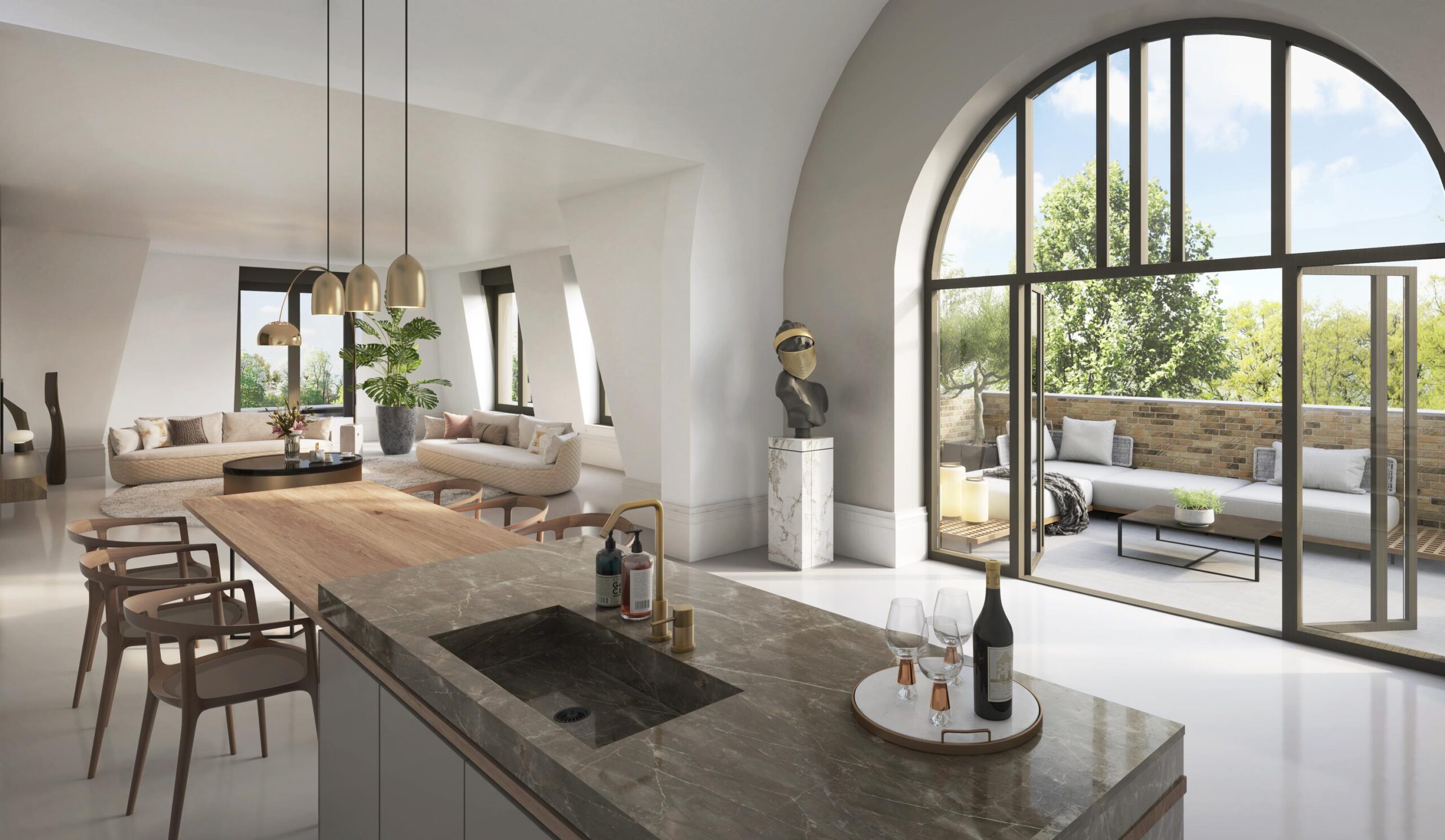 Landhuis Penthouse – H